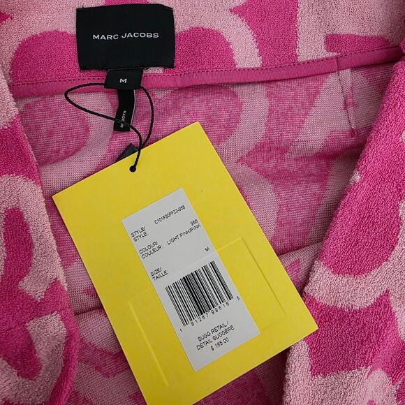 Marc Jacobs Pink Monogram Terry Mini Skirt M NWT Y2K Resort Pool Party - Picture 4 of 11